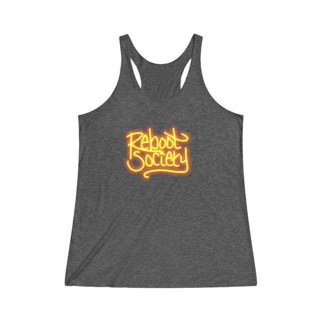 Reboot Society Women's Tri-Blend Racerback Tank