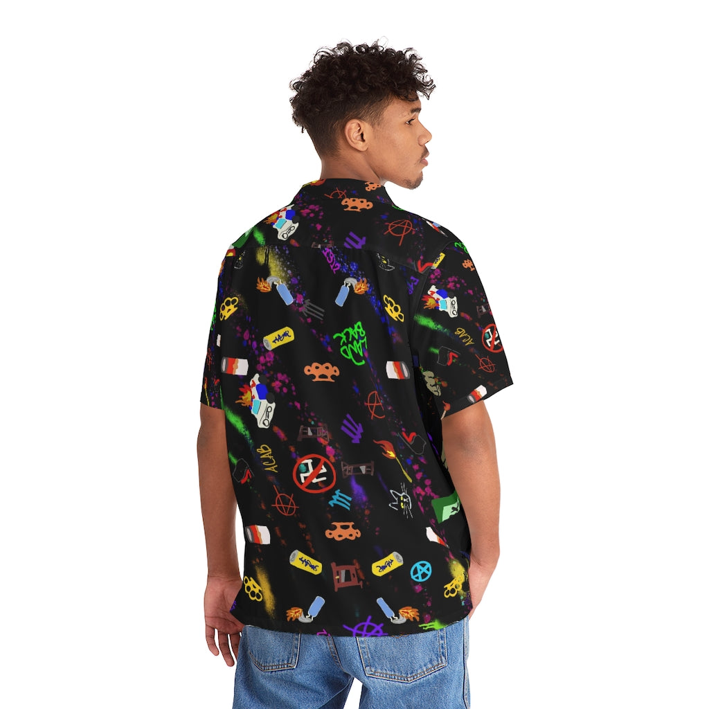 ANTIFAshion Men's Hawaiian Shirt (AOP)