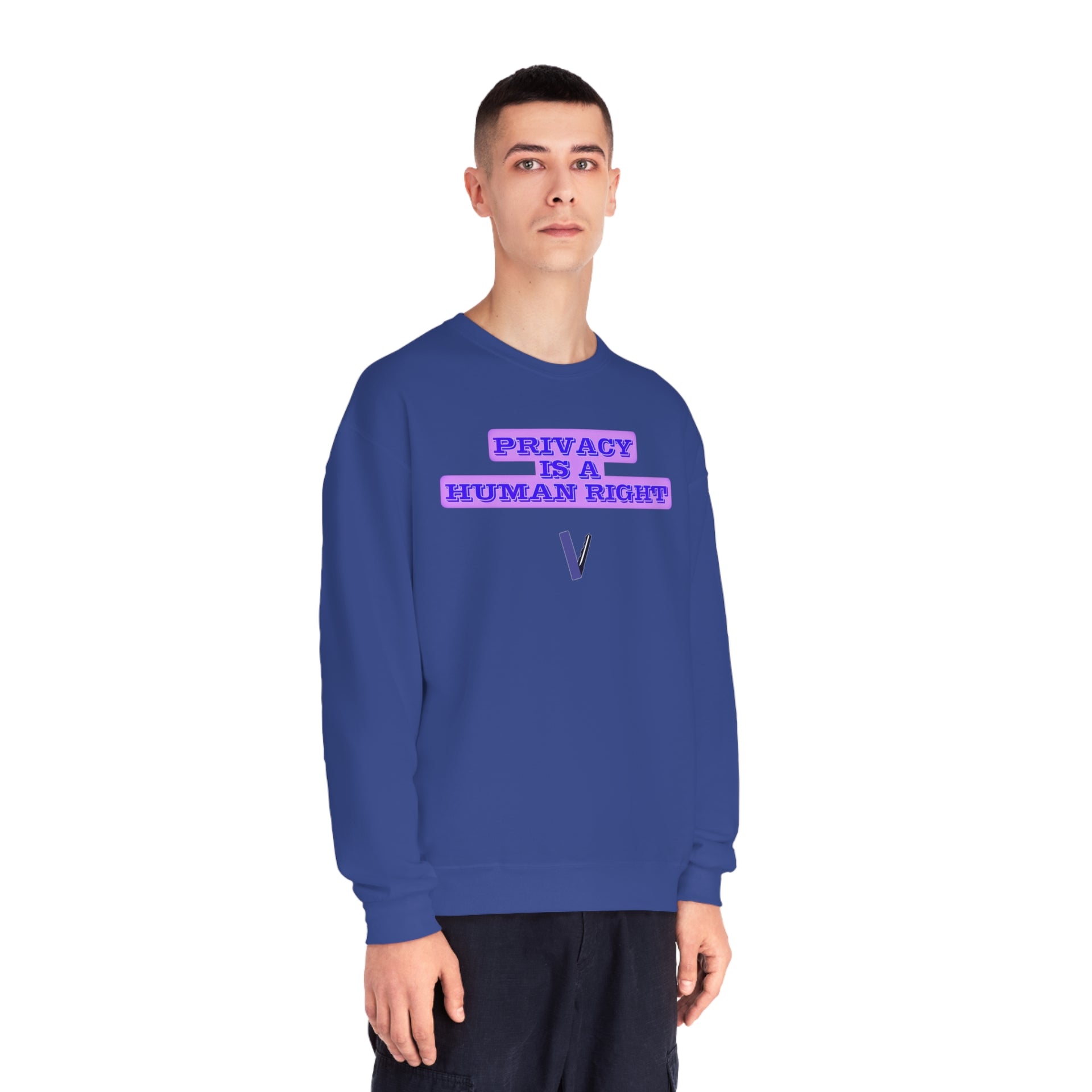 Privacy is a human right Unisex NuBlend® Crewneck Sweatshirt