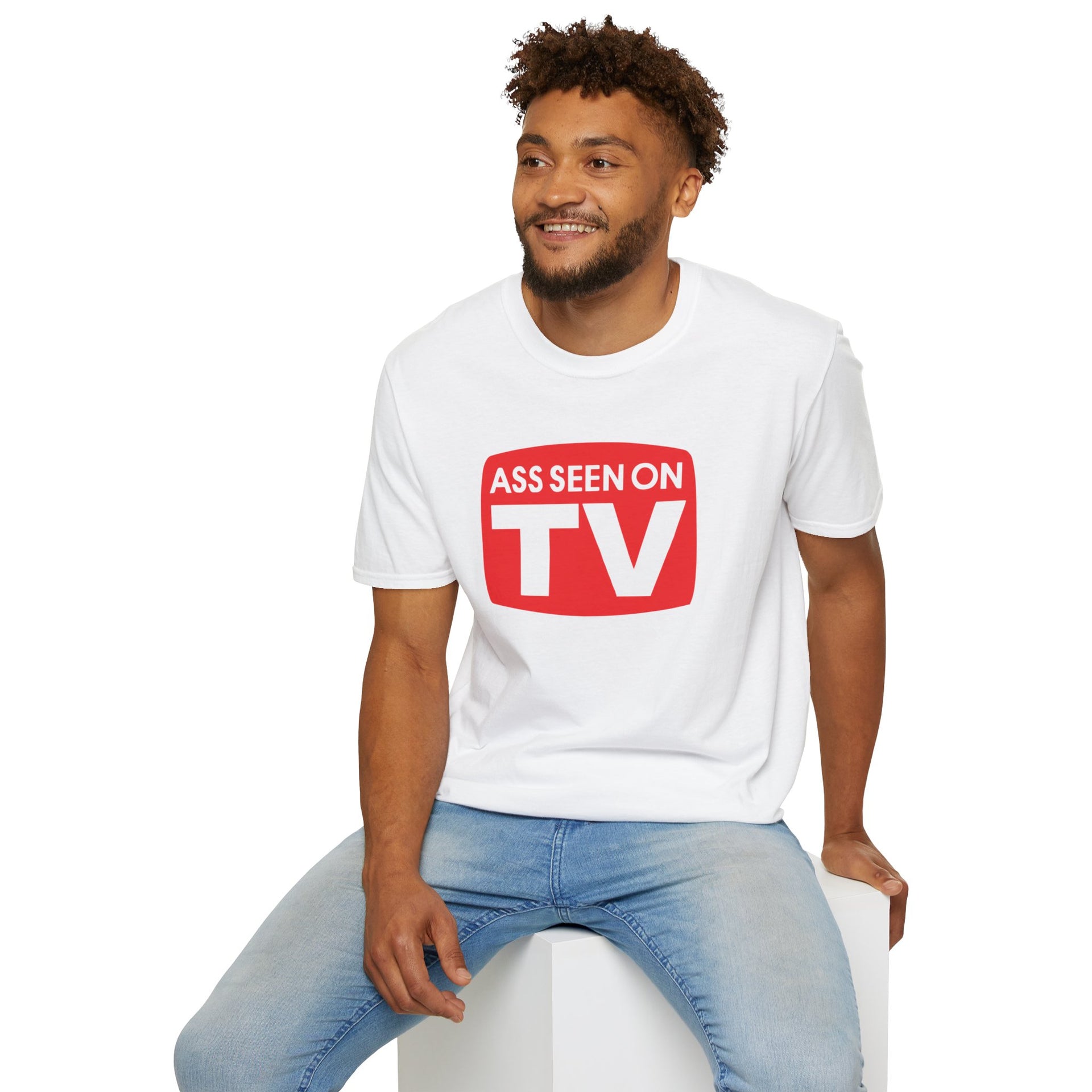 Ass Seen on TV Unisex Softstyle T-Shirt