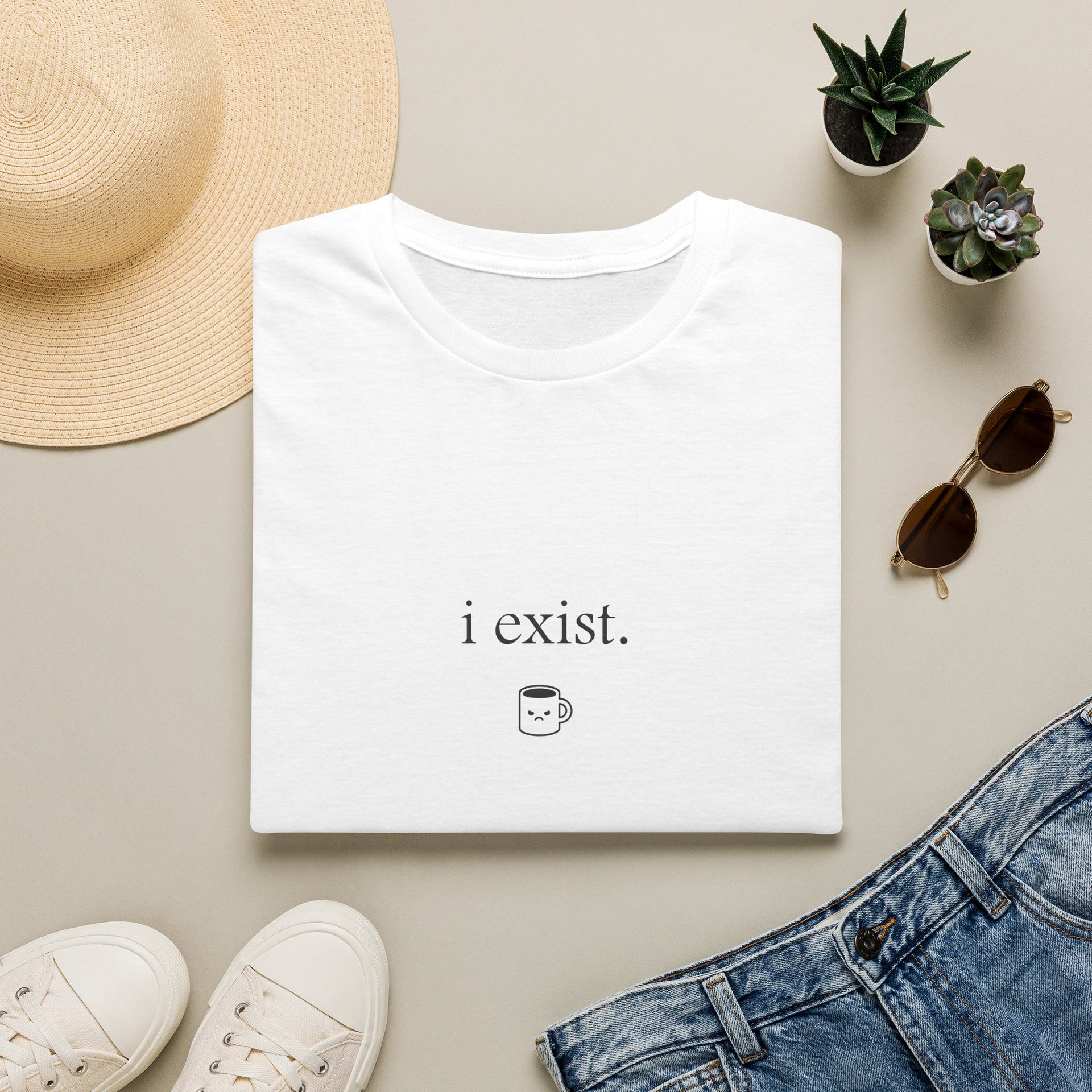 i exist. (Unisex Softstyle Tee)
