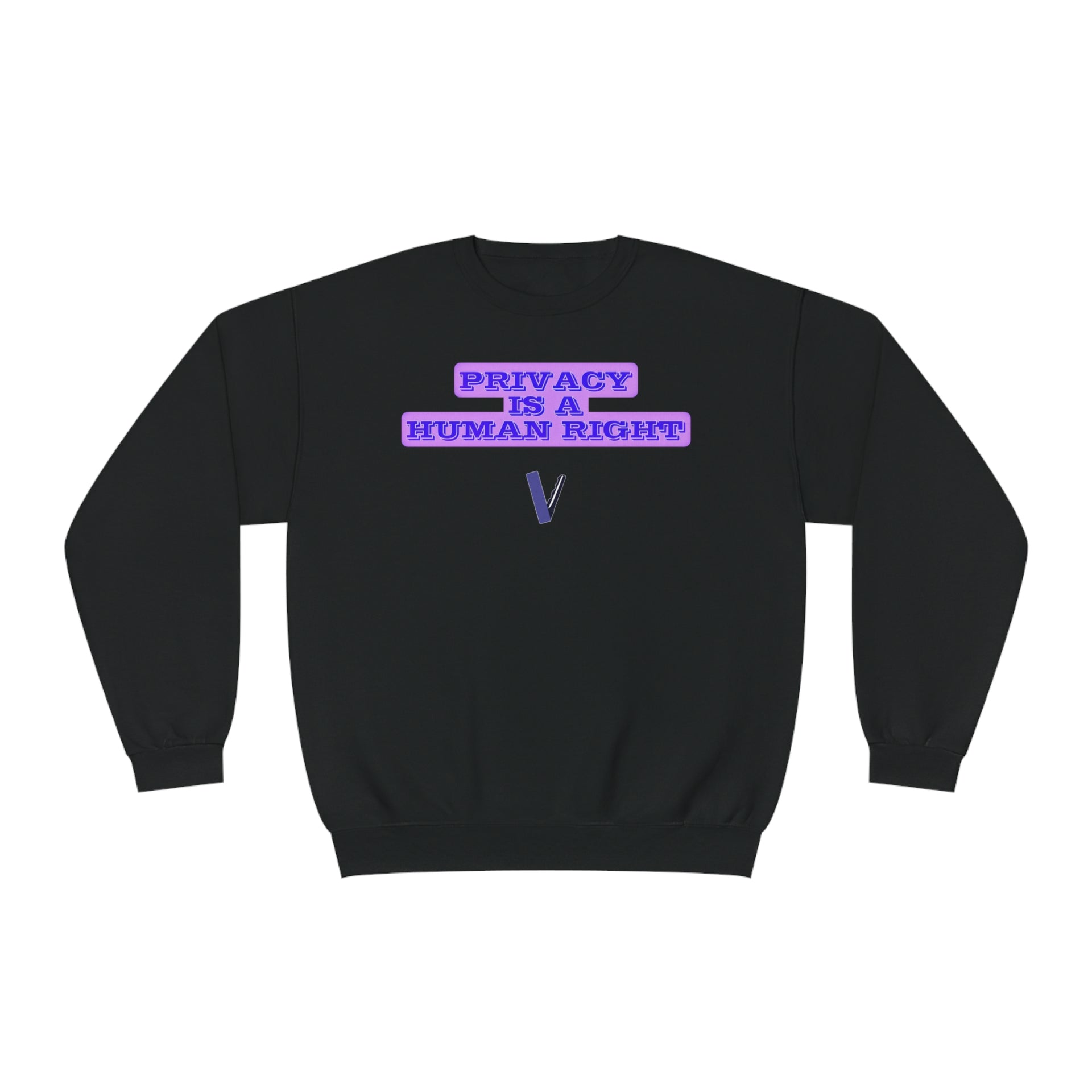 Privacy is a human right Unisex NuBlend® Crewneck Sweatshirt