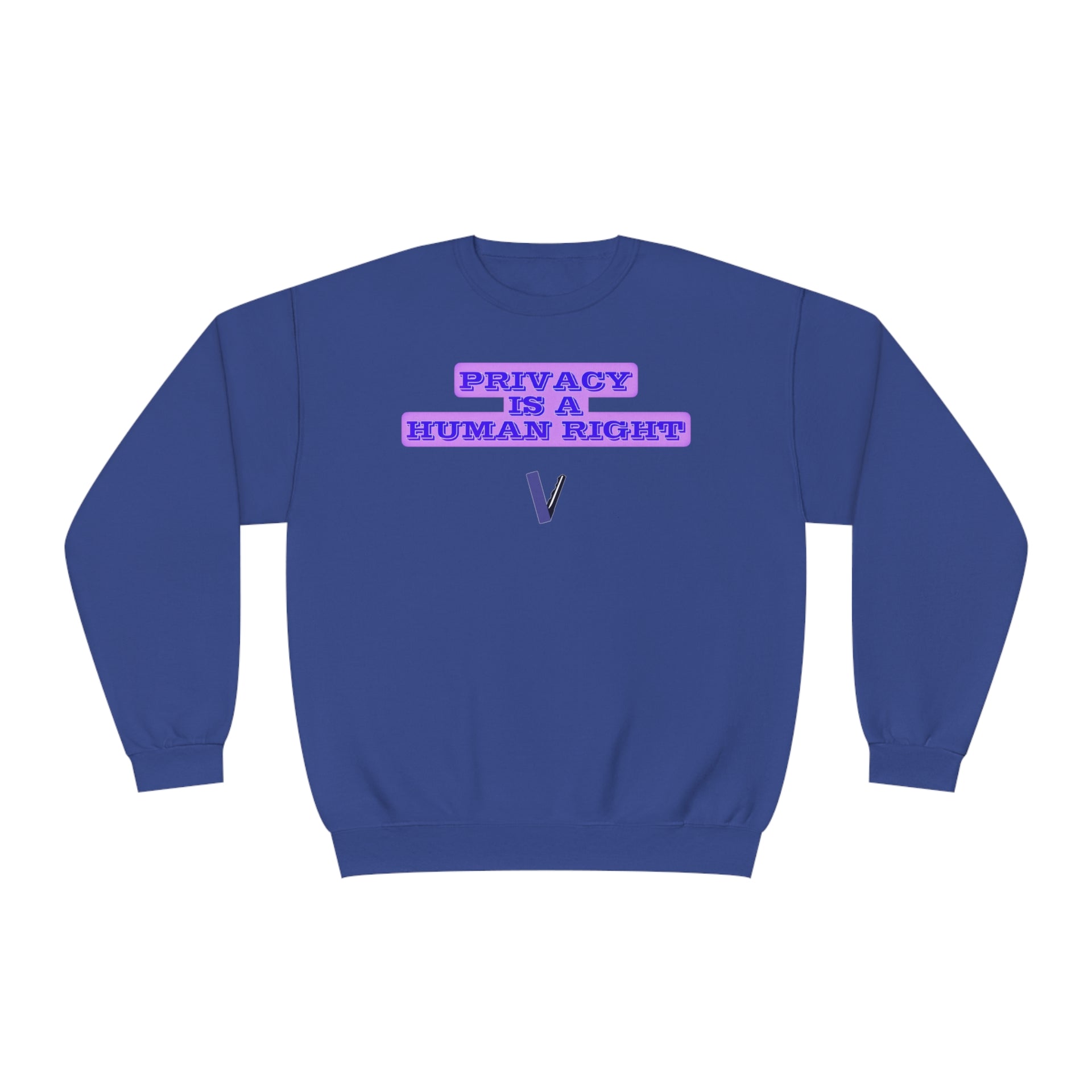 Privacy is a human right Unisex NuBlend® Crewneck Sweatshirt