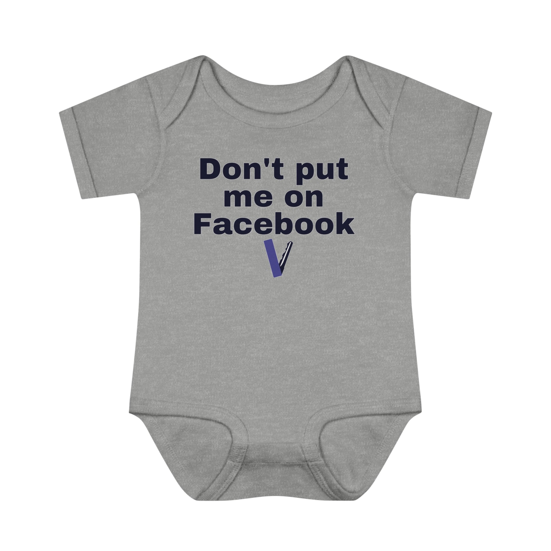 No FB Infant Baby Rib Bodysuit