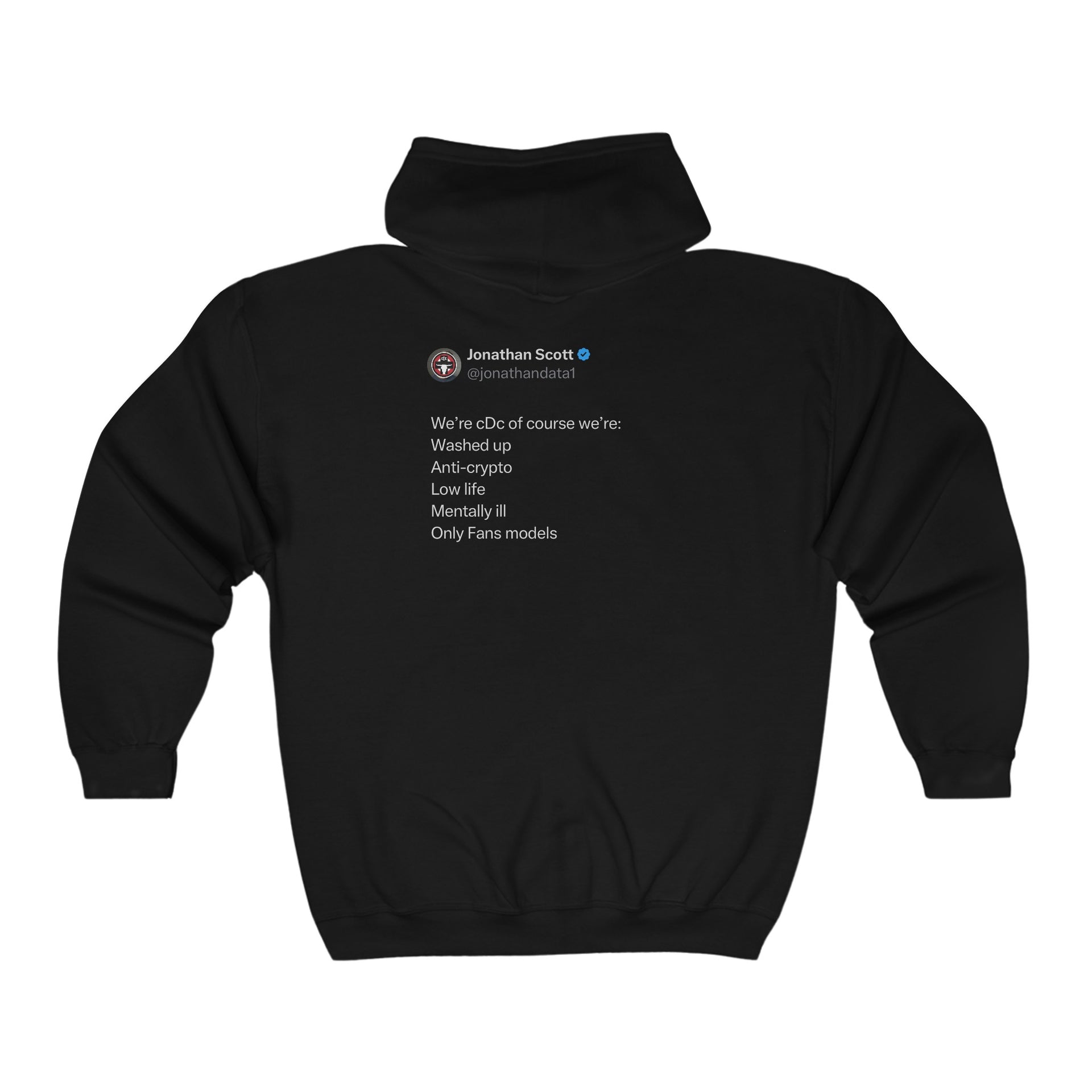 cDc quote Unisex Heavy Blend™ Full Zip Hooded Sweatshirt (See back)