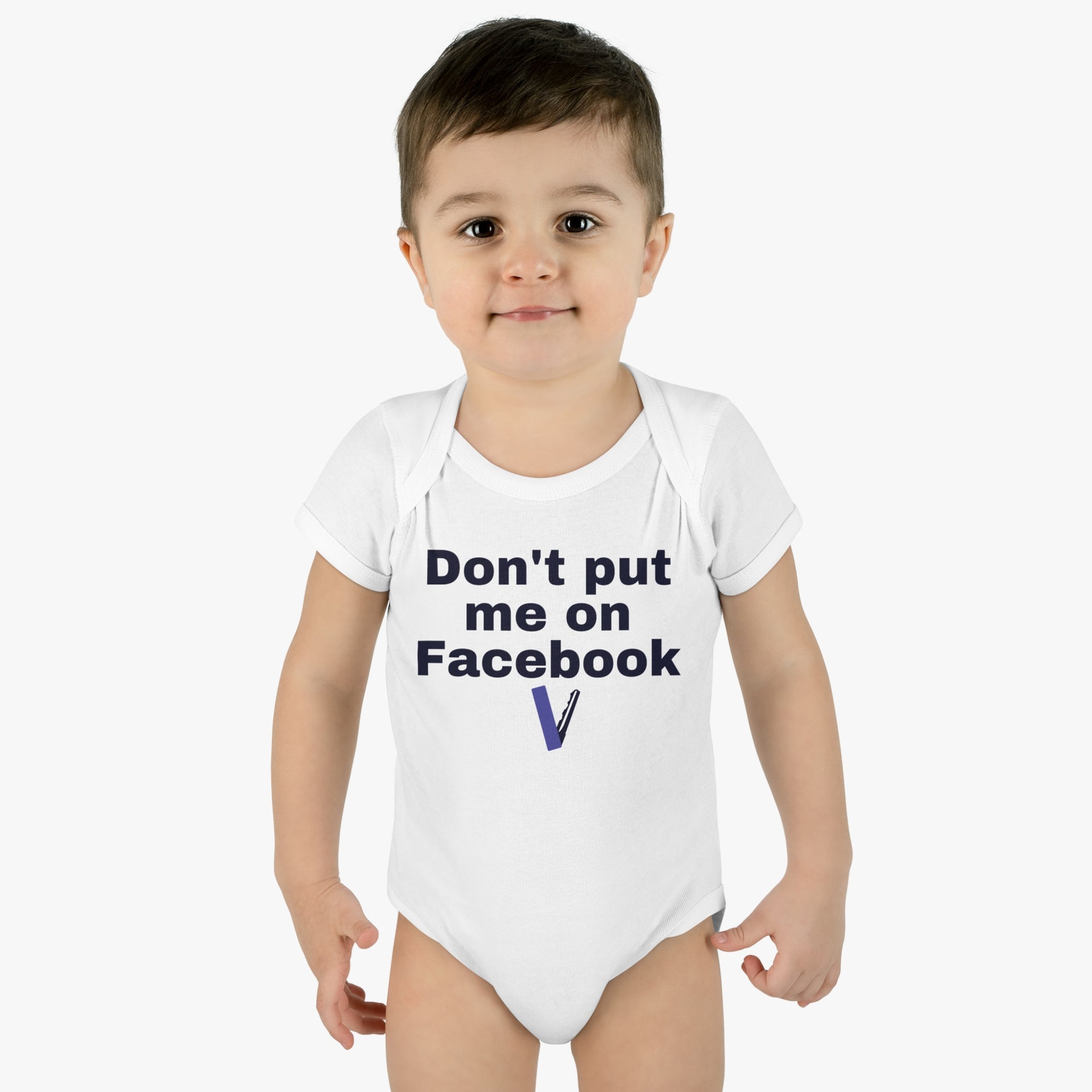 No FB Infant Baby Rib Bodysuit