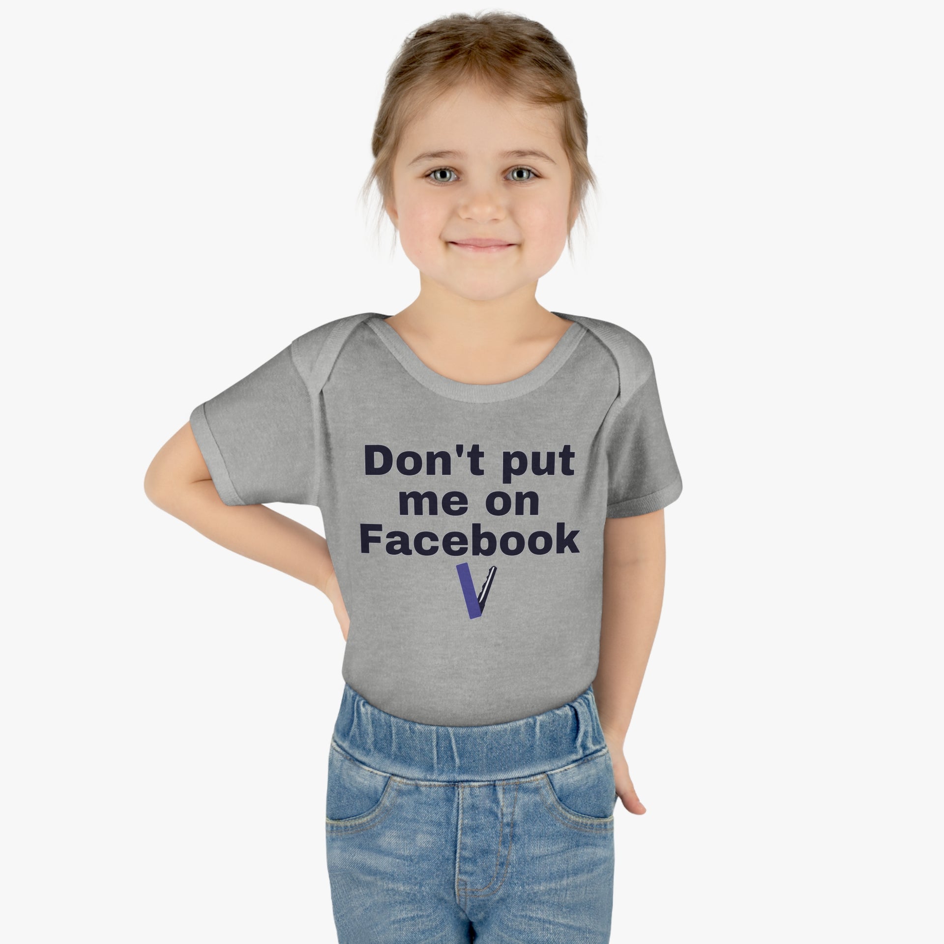 No FB Infant Baby Rib Bodysuit