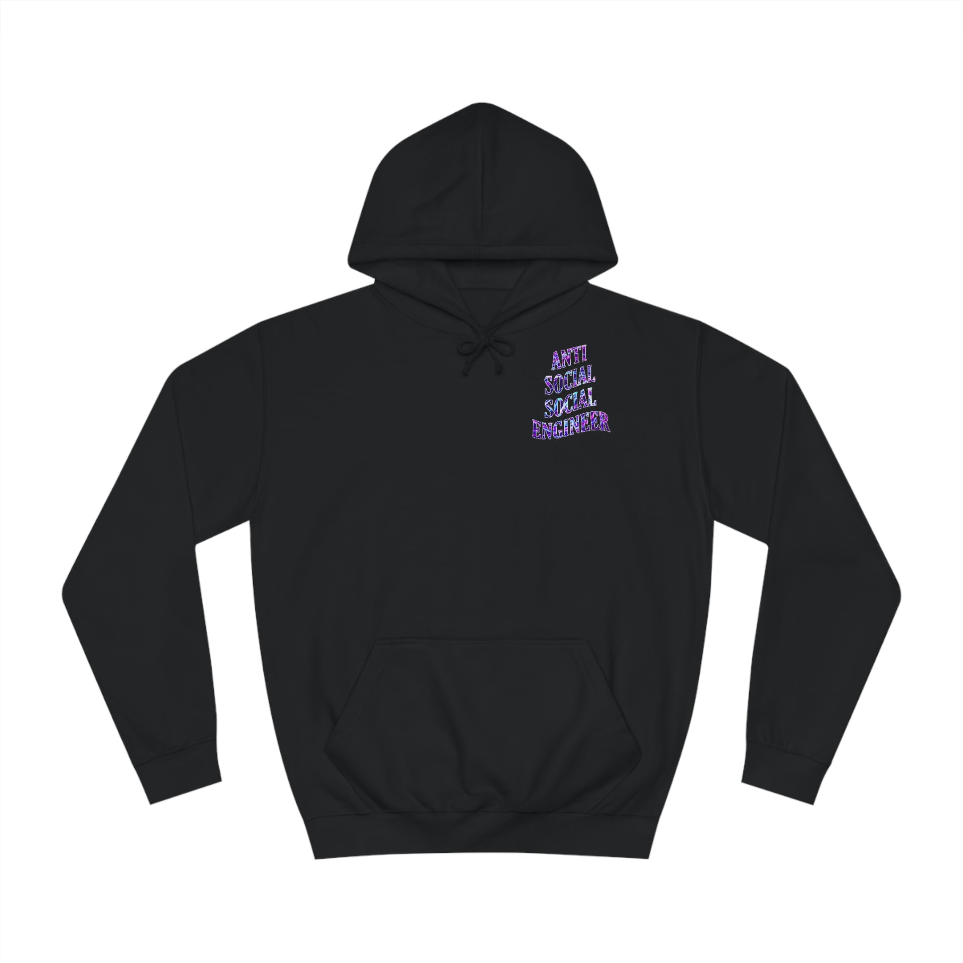 Antisocial Social Engineer Unisex College Hoodie