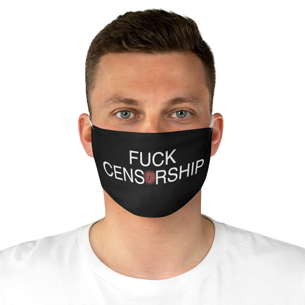 Fuck censorship Fabric Face Mask