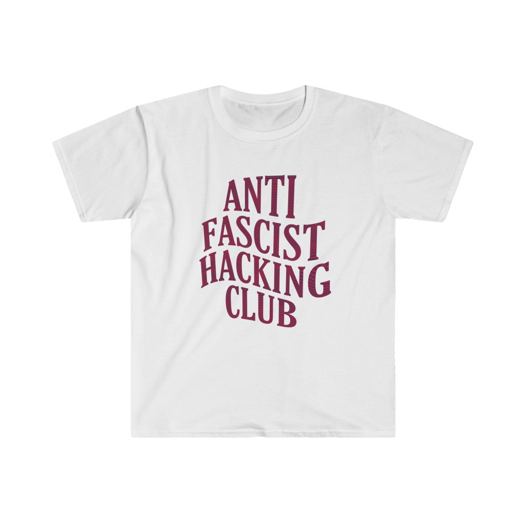 Antifascist hacking club Softstyle T-Shirt
