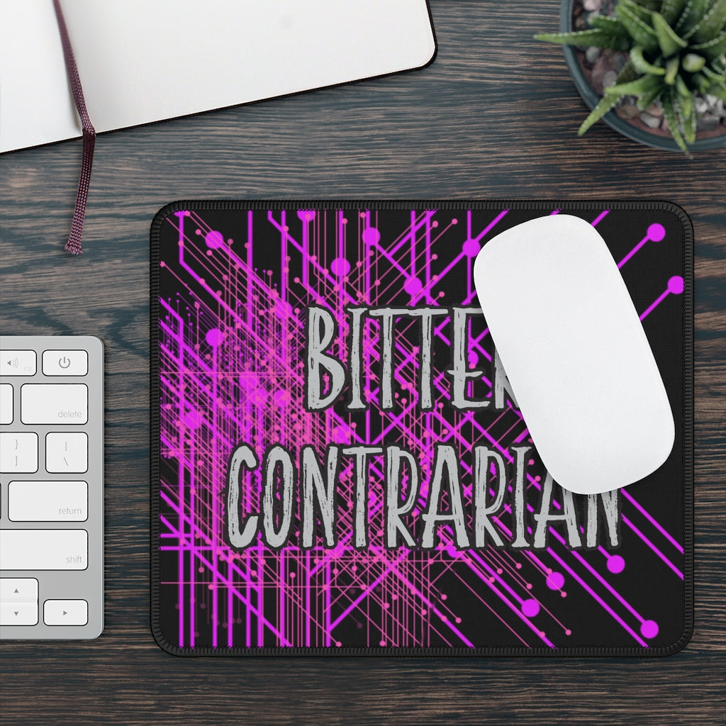 Bitter contrarian Gaming Mouse Pad