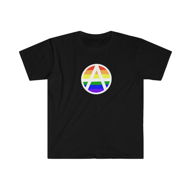 Rainbow Anarchy genderless Softstyle T-Shirt