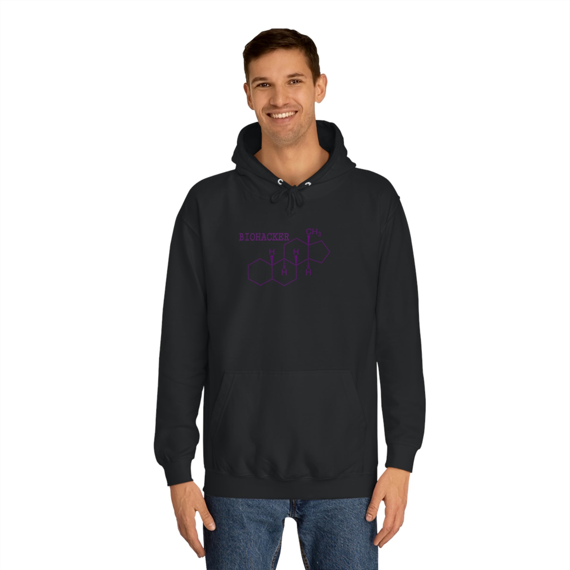 Copy of Bio hacker Girlie College Hoodie