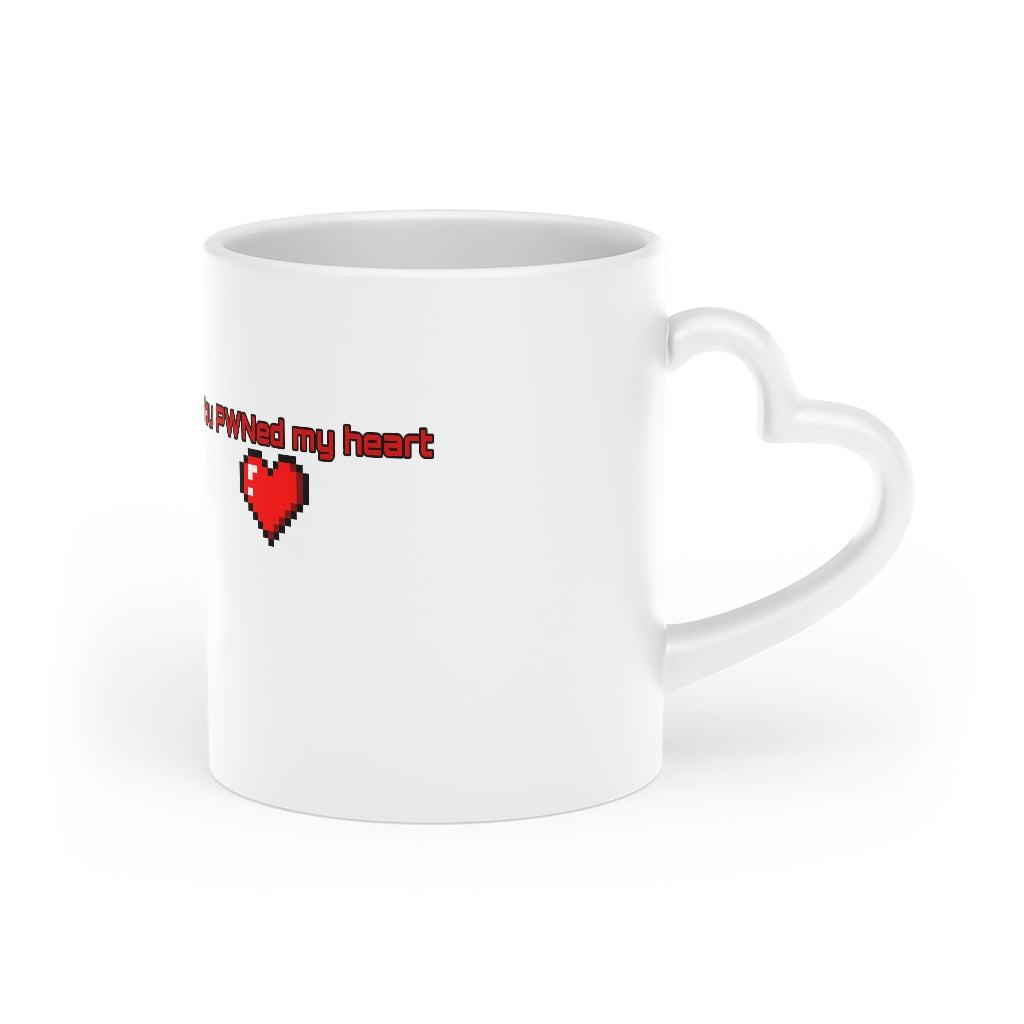 Heart-Shaped Pwned Mug