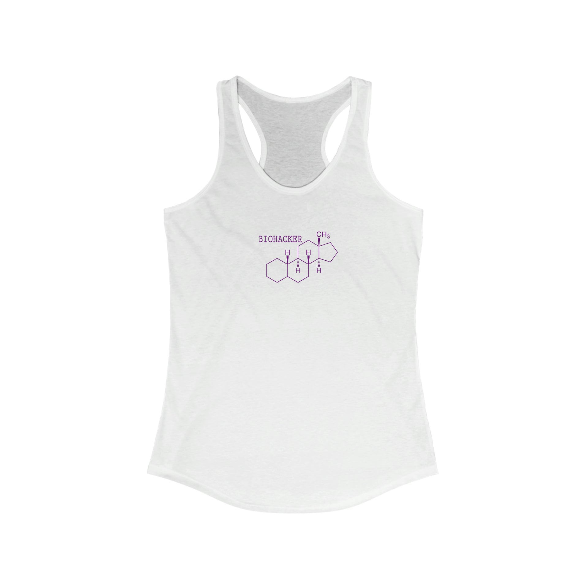 Estrogen bio hacker Women's Ideal Racerback Tank