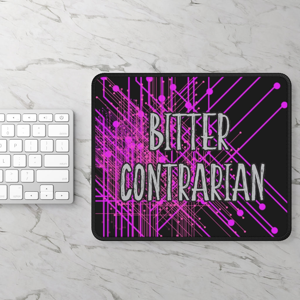 Bitter contrarian Gaming Mouse Pad