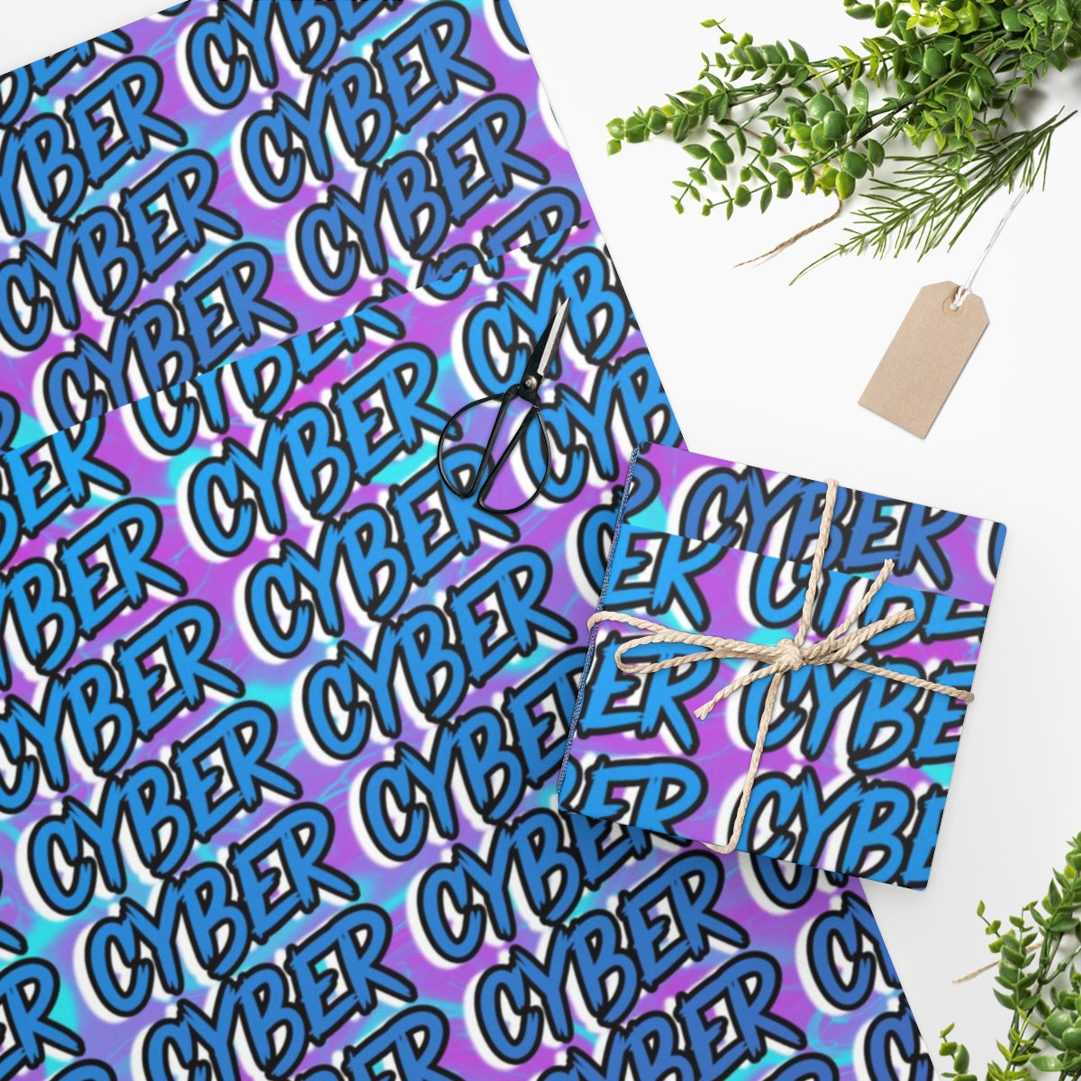 Cyber Wrapping Paper