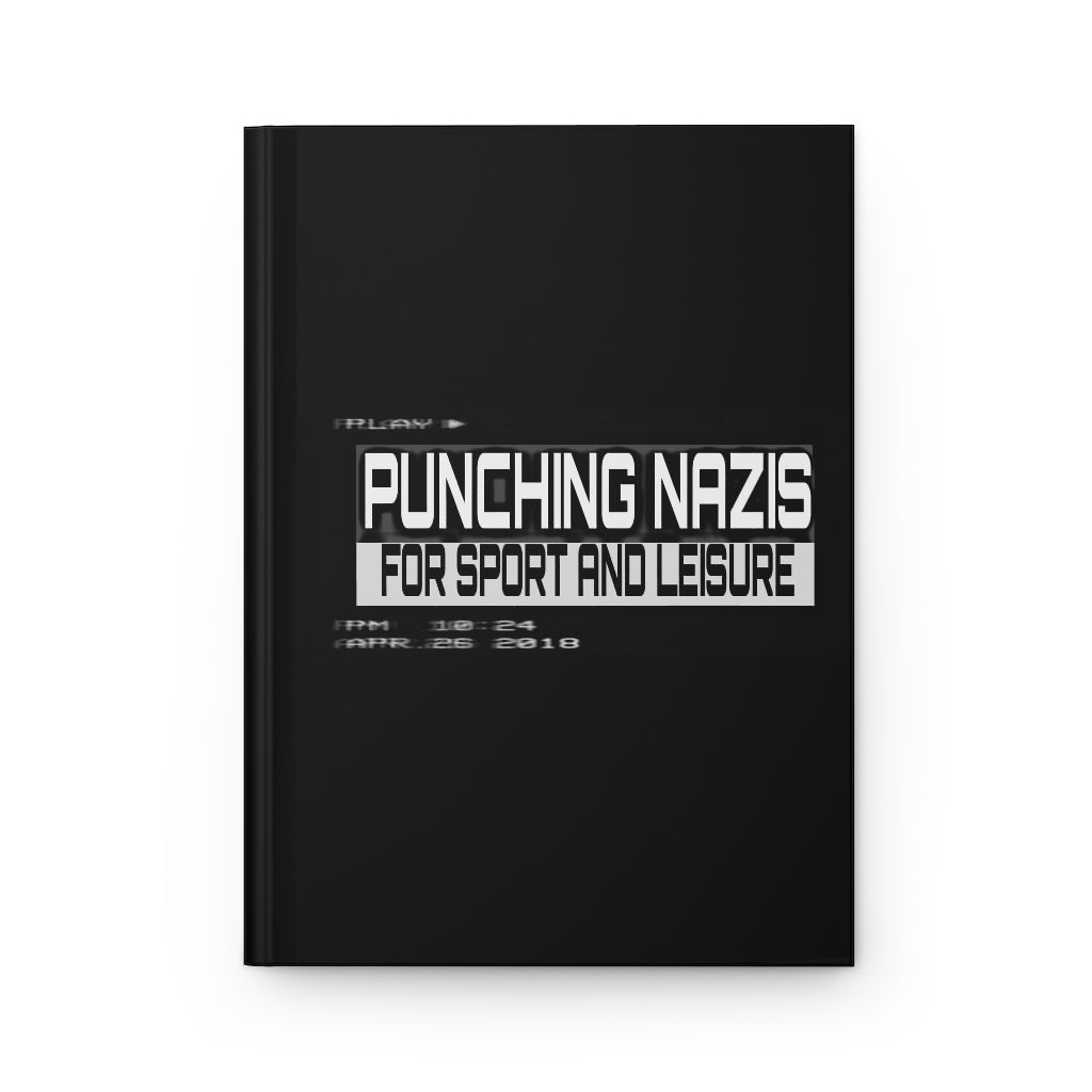 Punching Nazis Hardcover Journal Matte