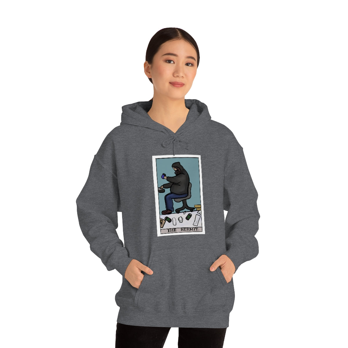 The Hermit Unisex Heavy Hoodie tech tarot