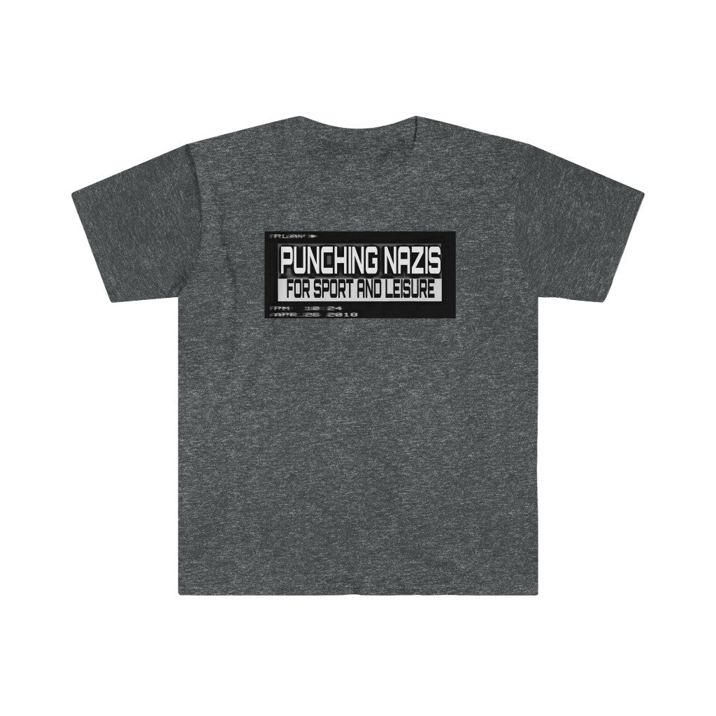 Punching nazis! Unisex Softstyle T-Shirt