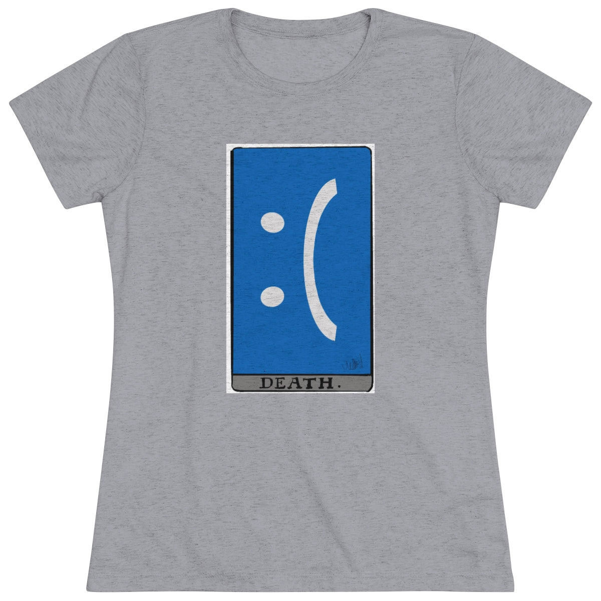 Death tarot Women's Triblend Tee