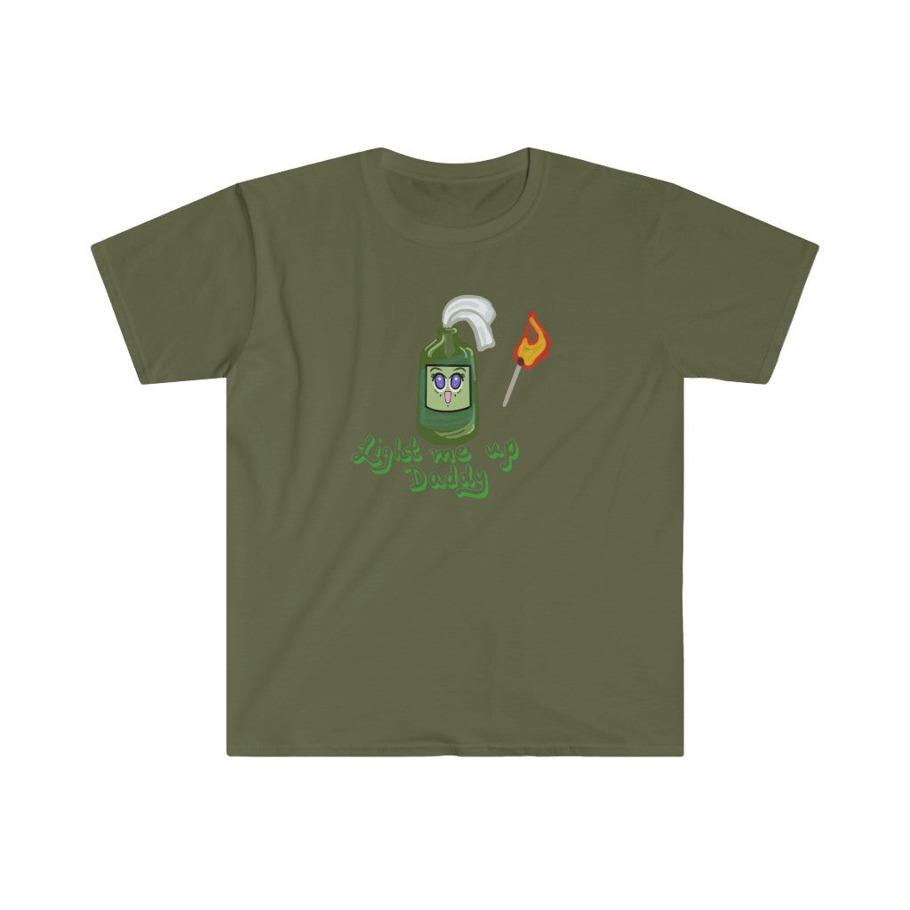 UwU Molotov cocktail genderless Softstyle T-Shirt