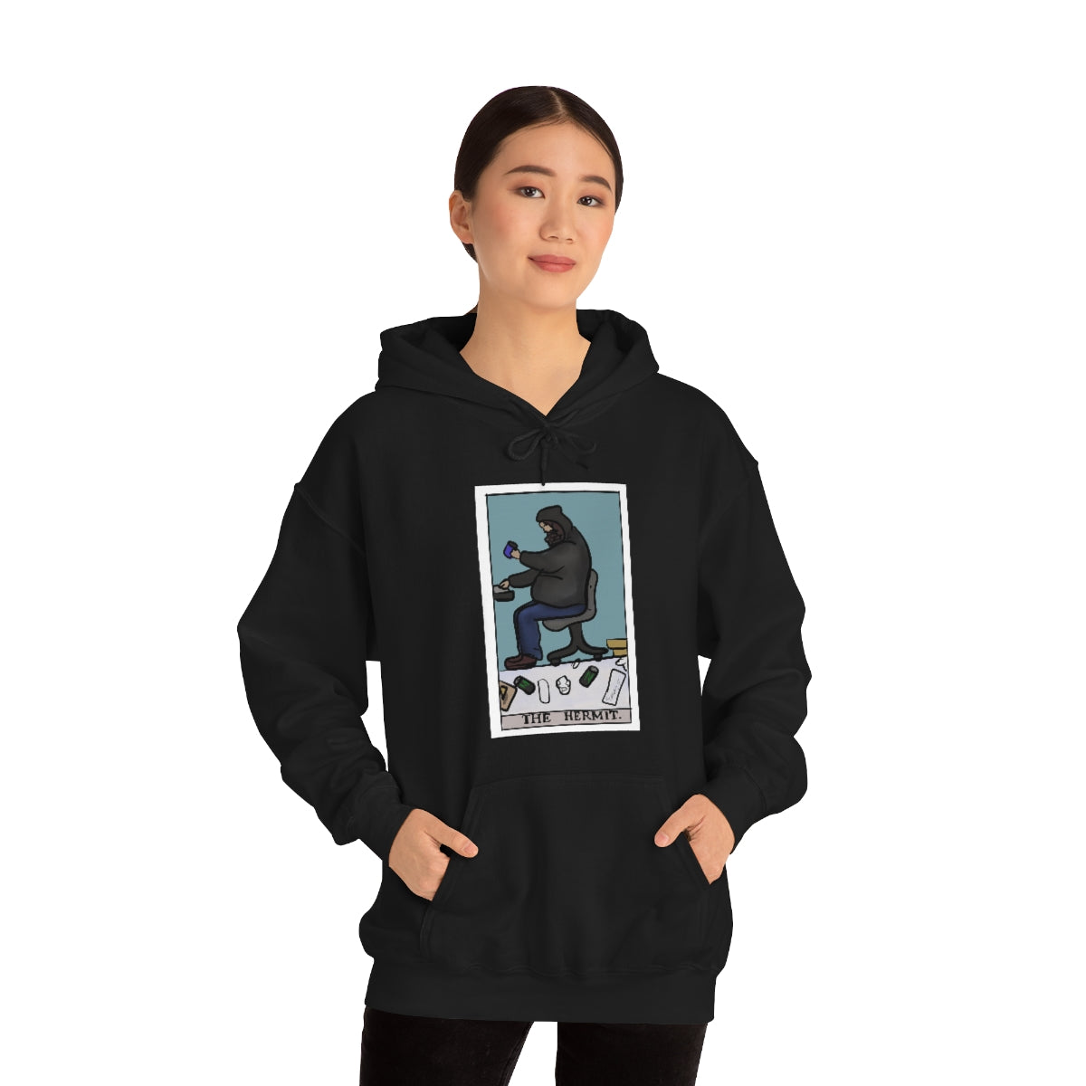 The Hermit Unisex Heavy Hoodie tech tarot