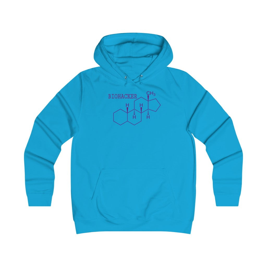 Bio hacker Girlie College Hoodie