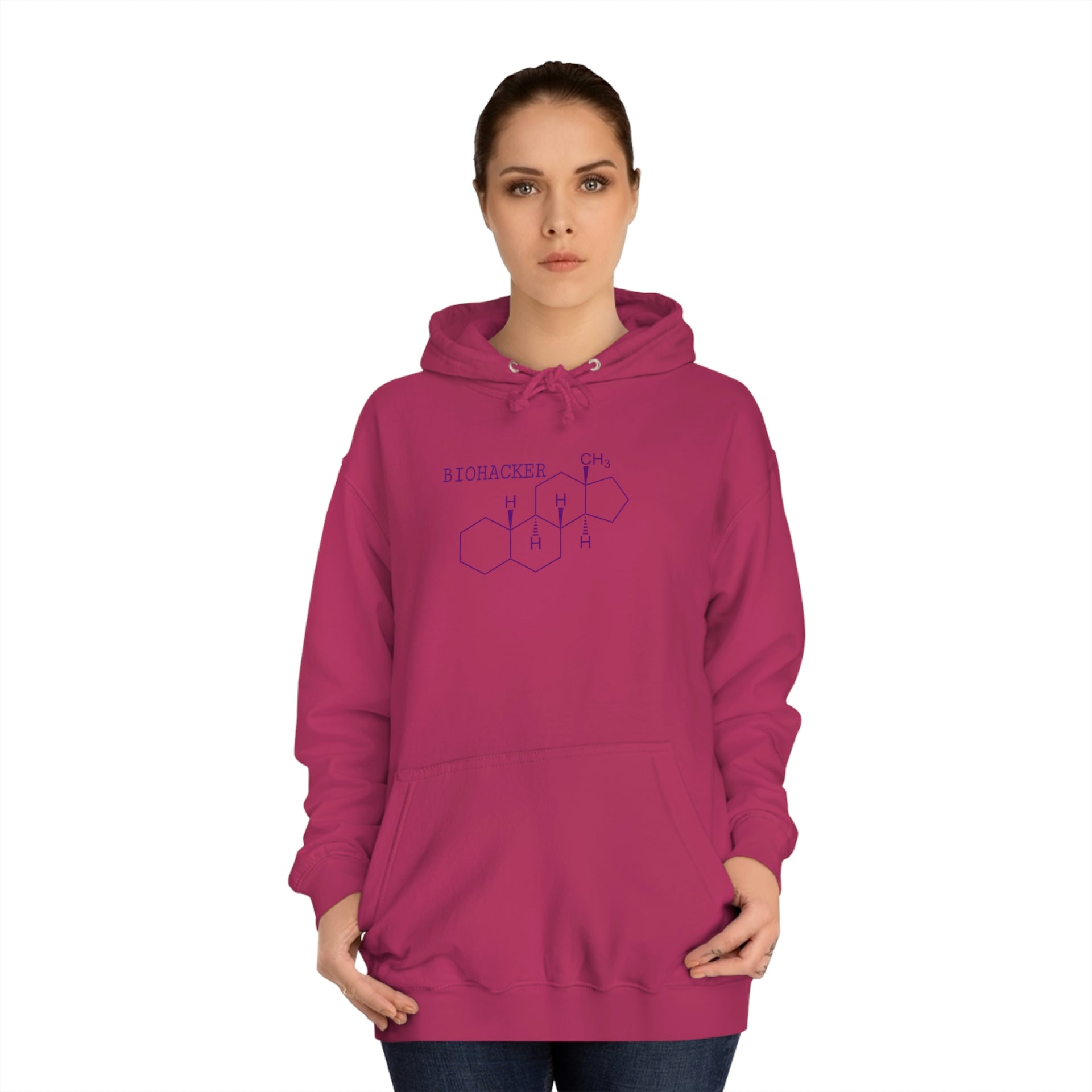 Copy of Bio hacker Girlie College Hoodie