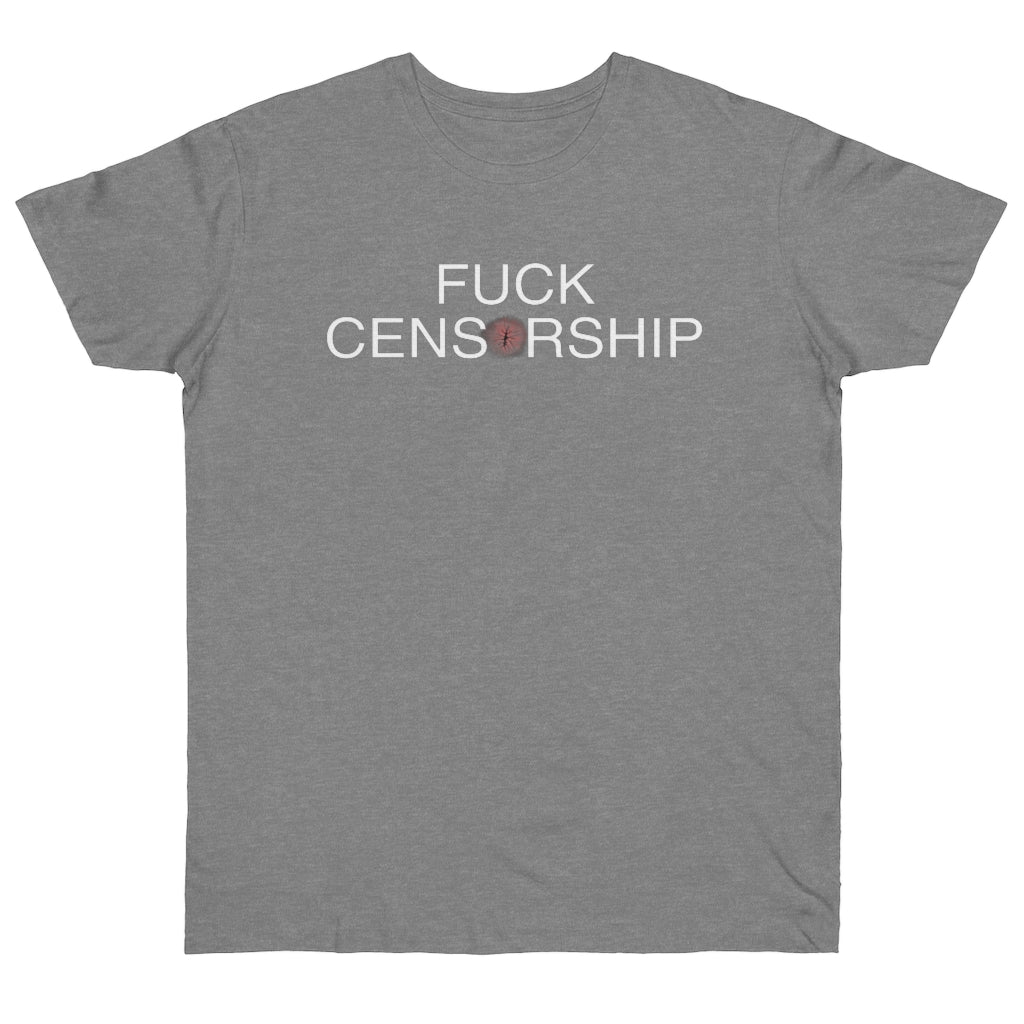Stop Censoring Buttholes Single Jersey T-shirt