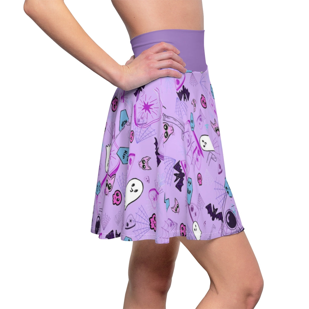 Spooky cute skater skirt