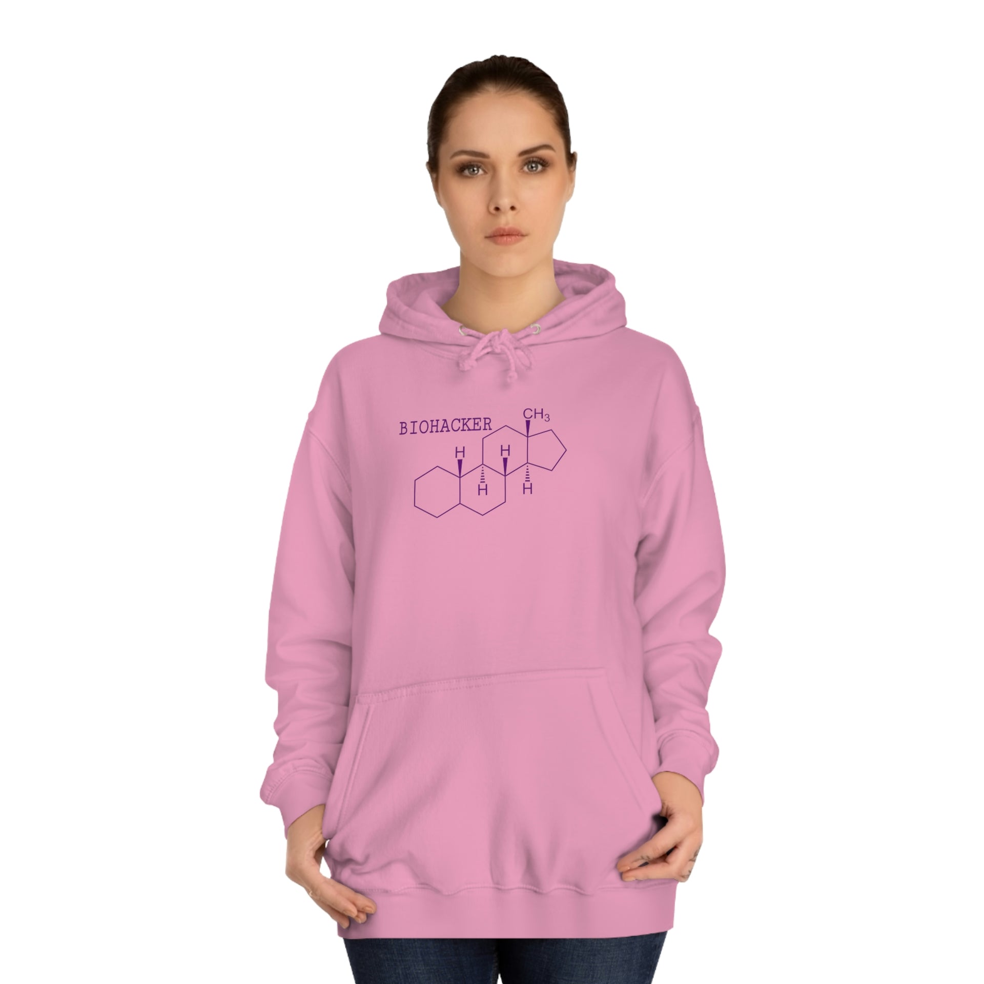 Copy of Bio hacker Girlie College Hoodie