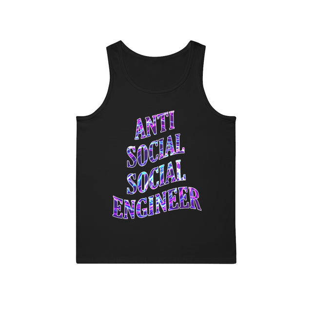 Antisocial Social Engineer Unisex Softstyle™ Tank Top