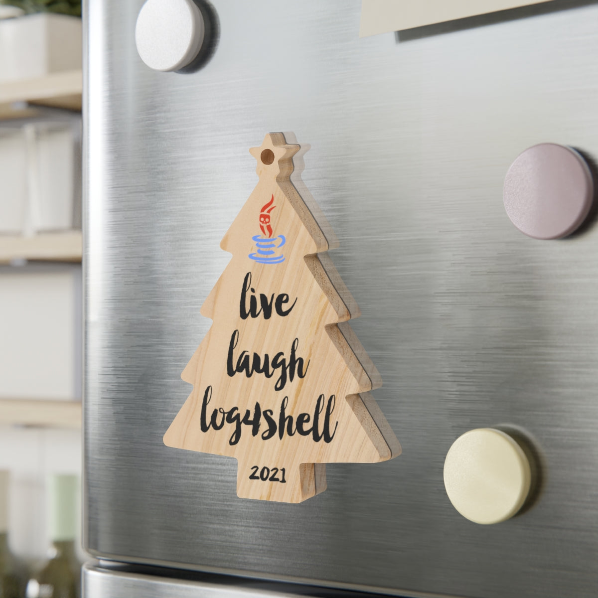 Live Laugh Log4Shell Ornament