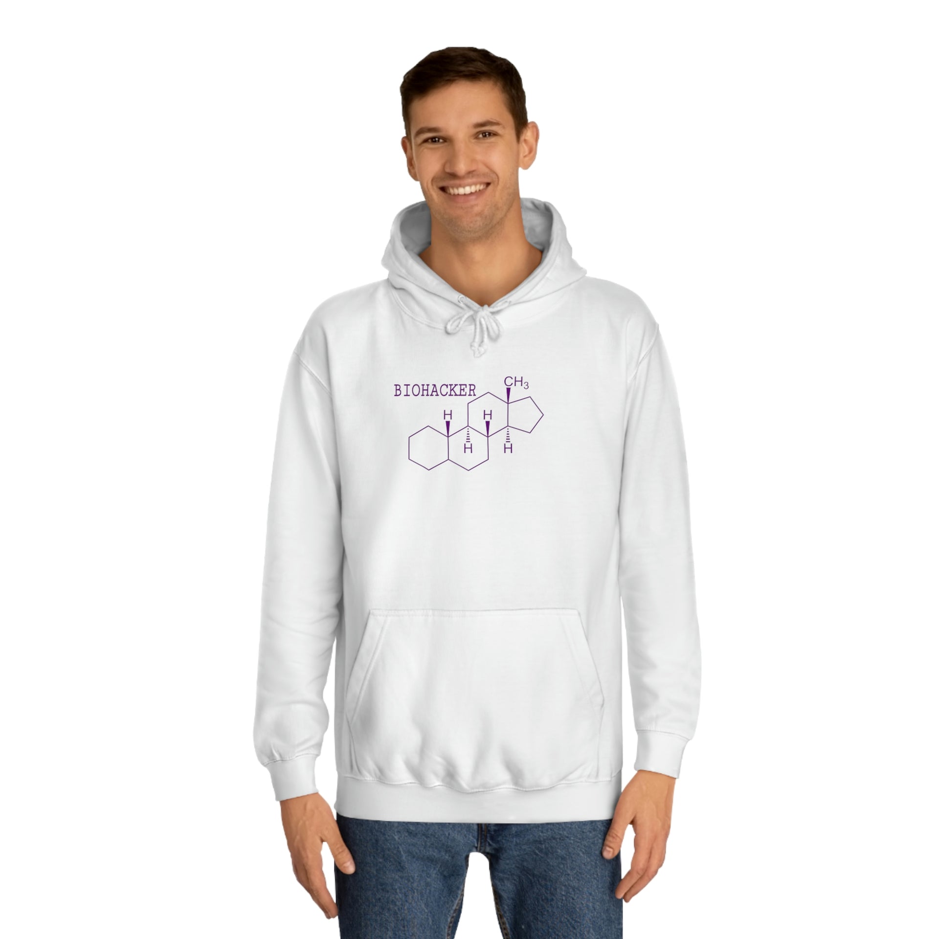 Copy of Bio hacker Girlie College Hoodie