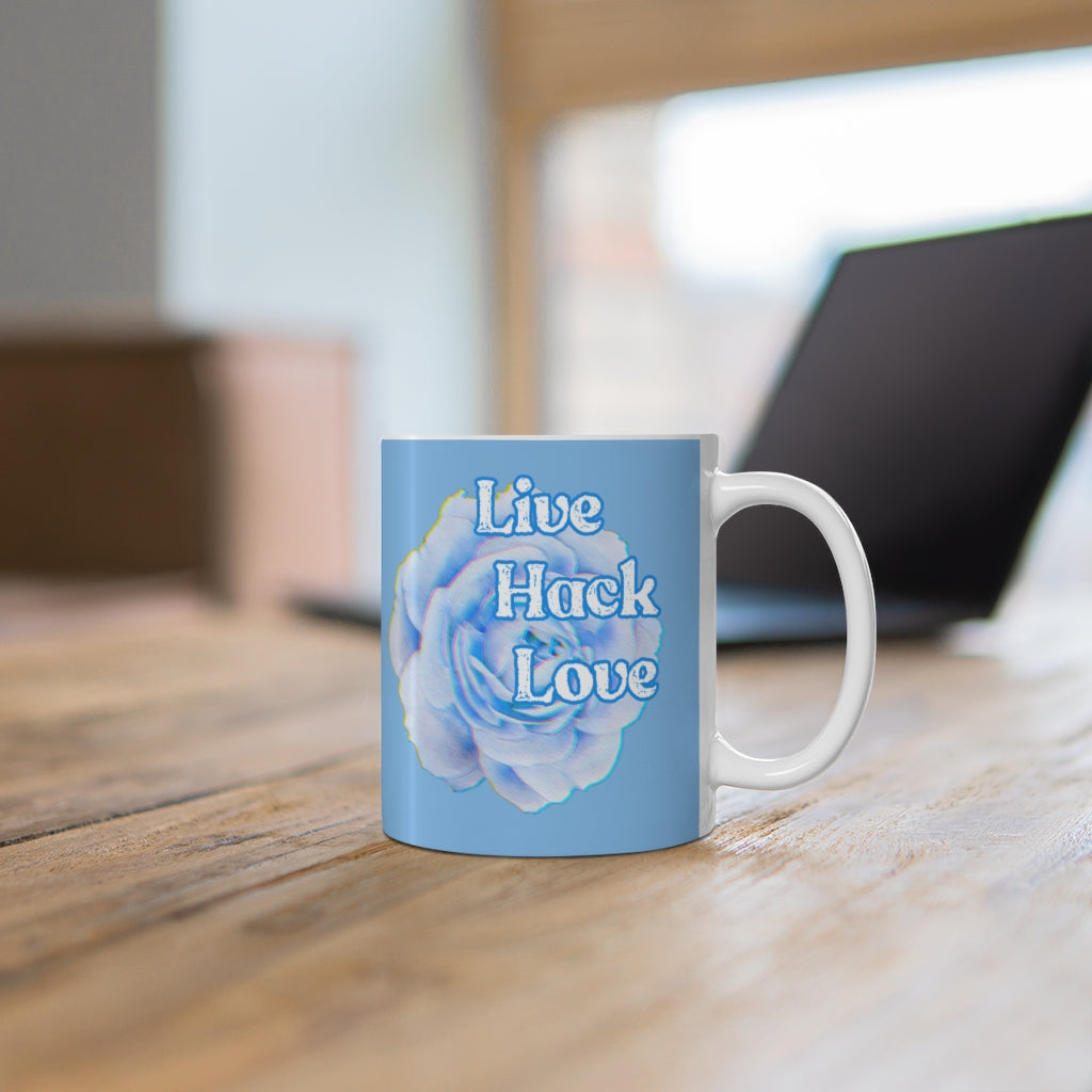 Live hack love Ceramic Mug 11oz