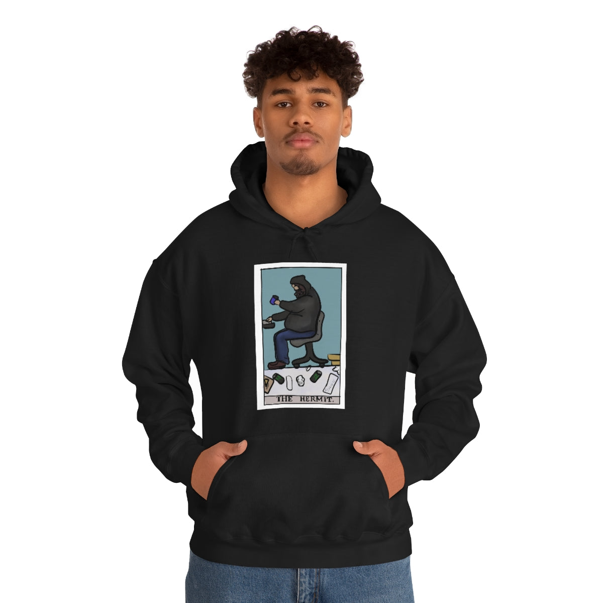 The Hermit Unisex Heavy Hoodie tech tarot