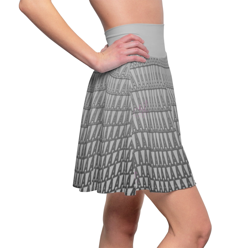 Buffer overflow Skater Skirt