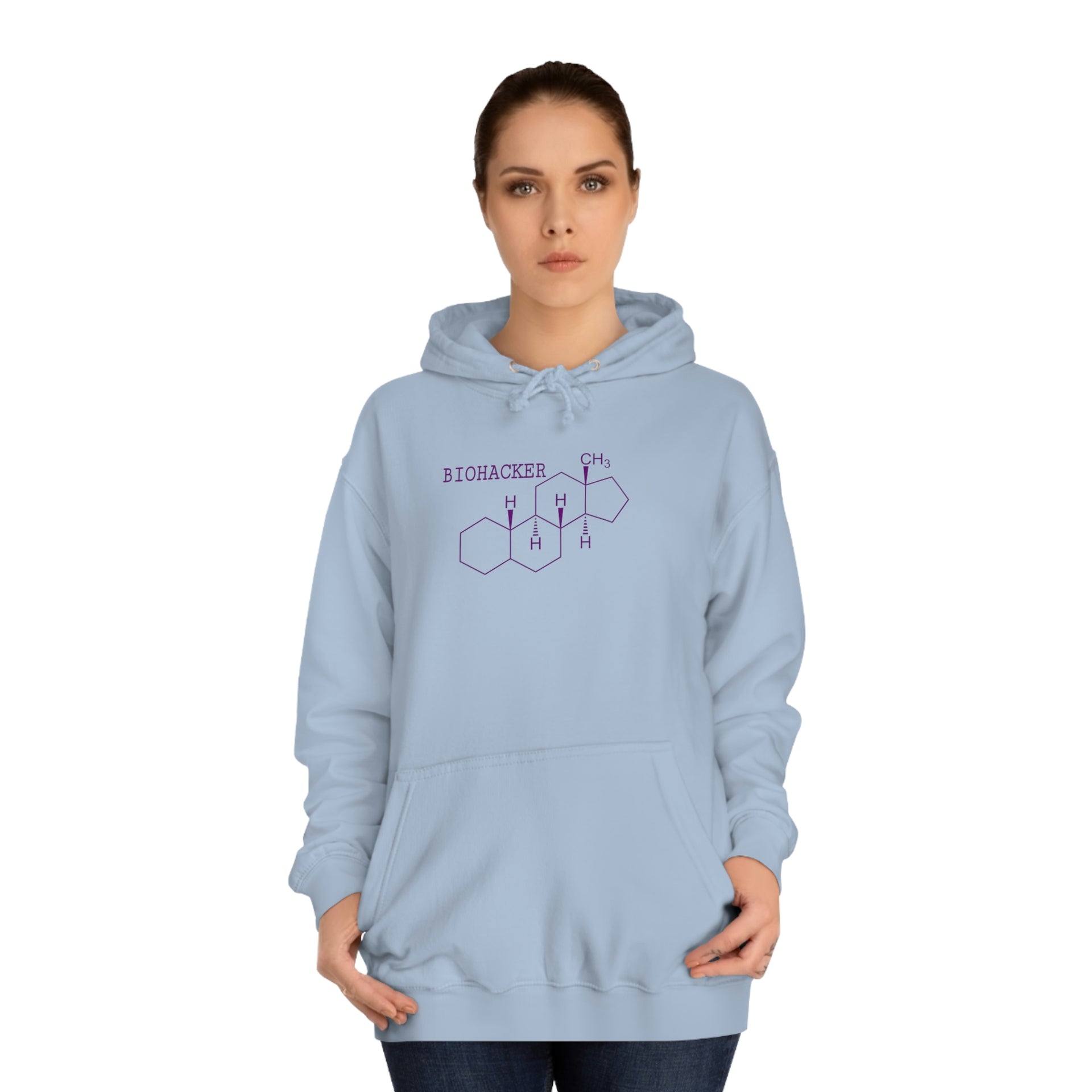 Copy of Bio hacker Girlie College Hoodie