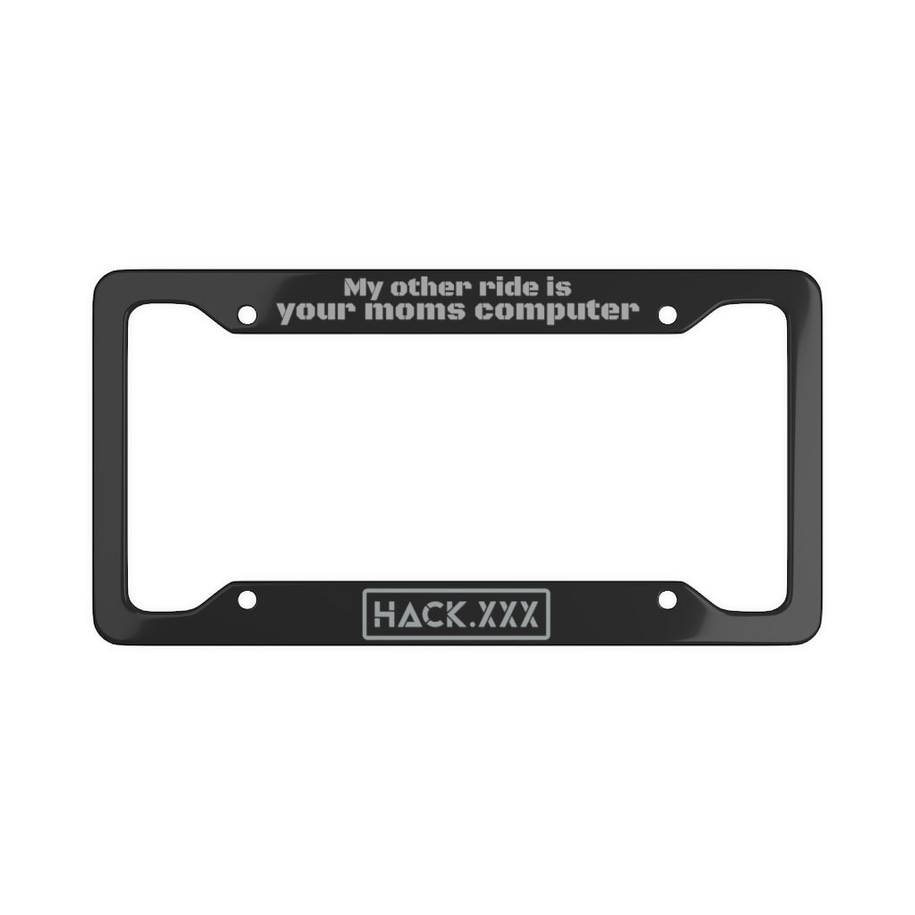 Hackxxx license Plate Frame