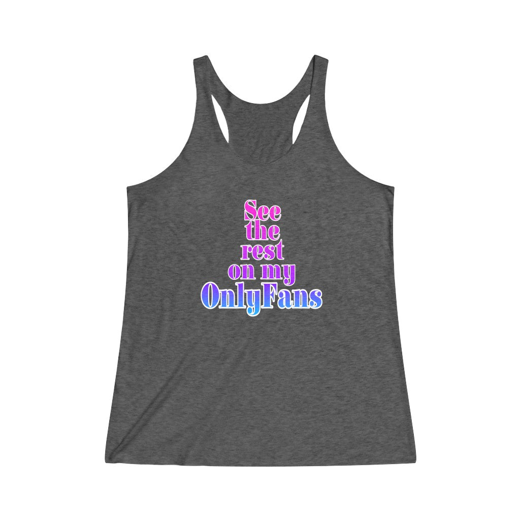 OF Women's Tri-Blend Racerback Tank