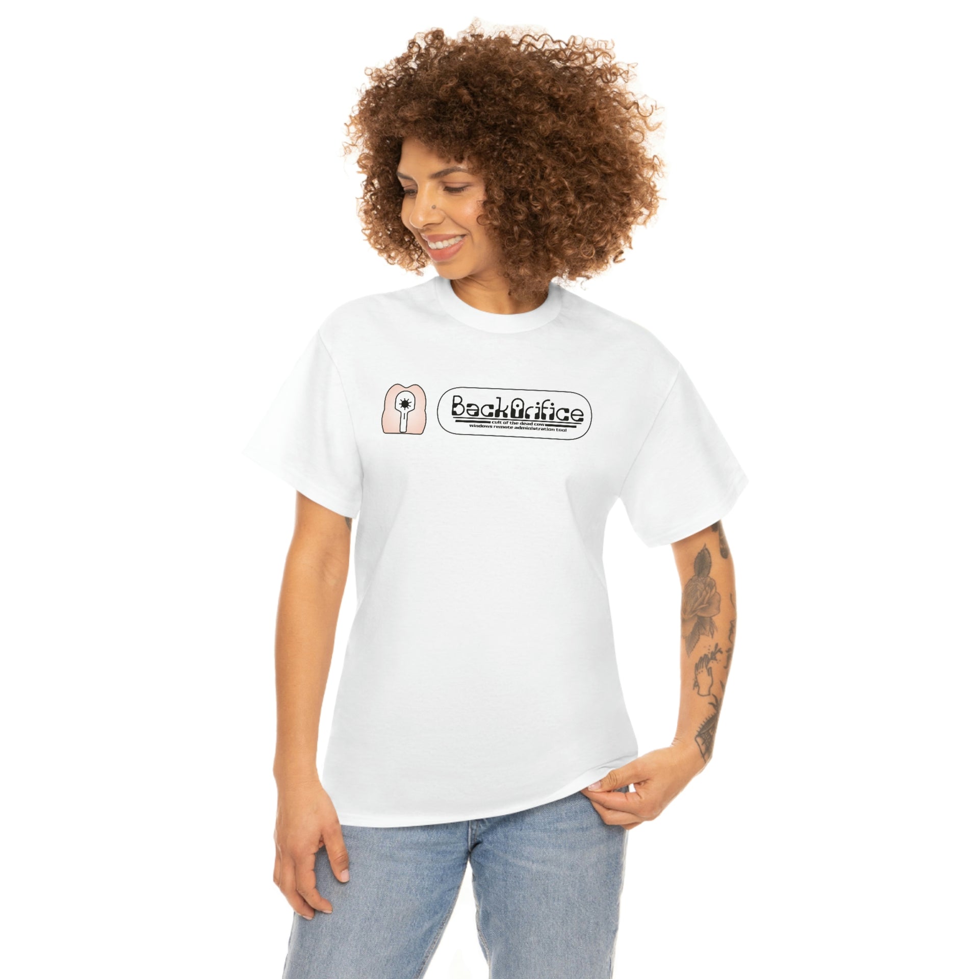 Double sided BO anniversary Unisex Heavy Cotton Tee