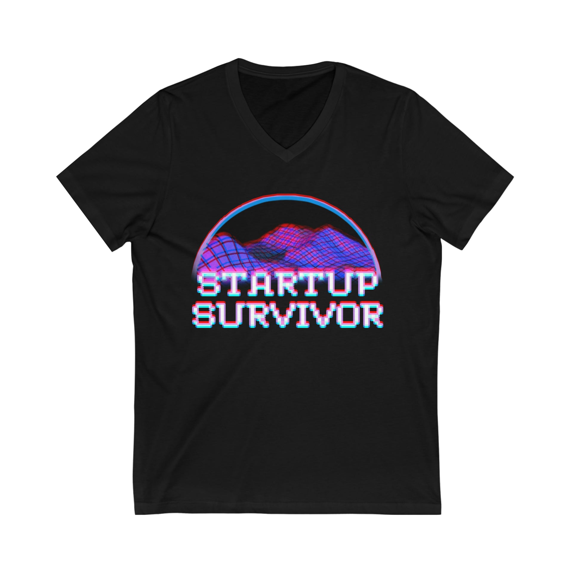 Startup Survivor Unisex V-Neck Tee