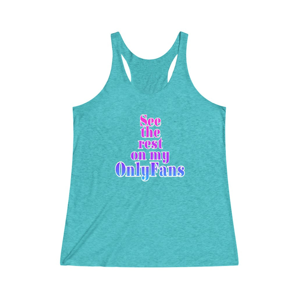 OF Women's Tri-Blend Racerback Tank