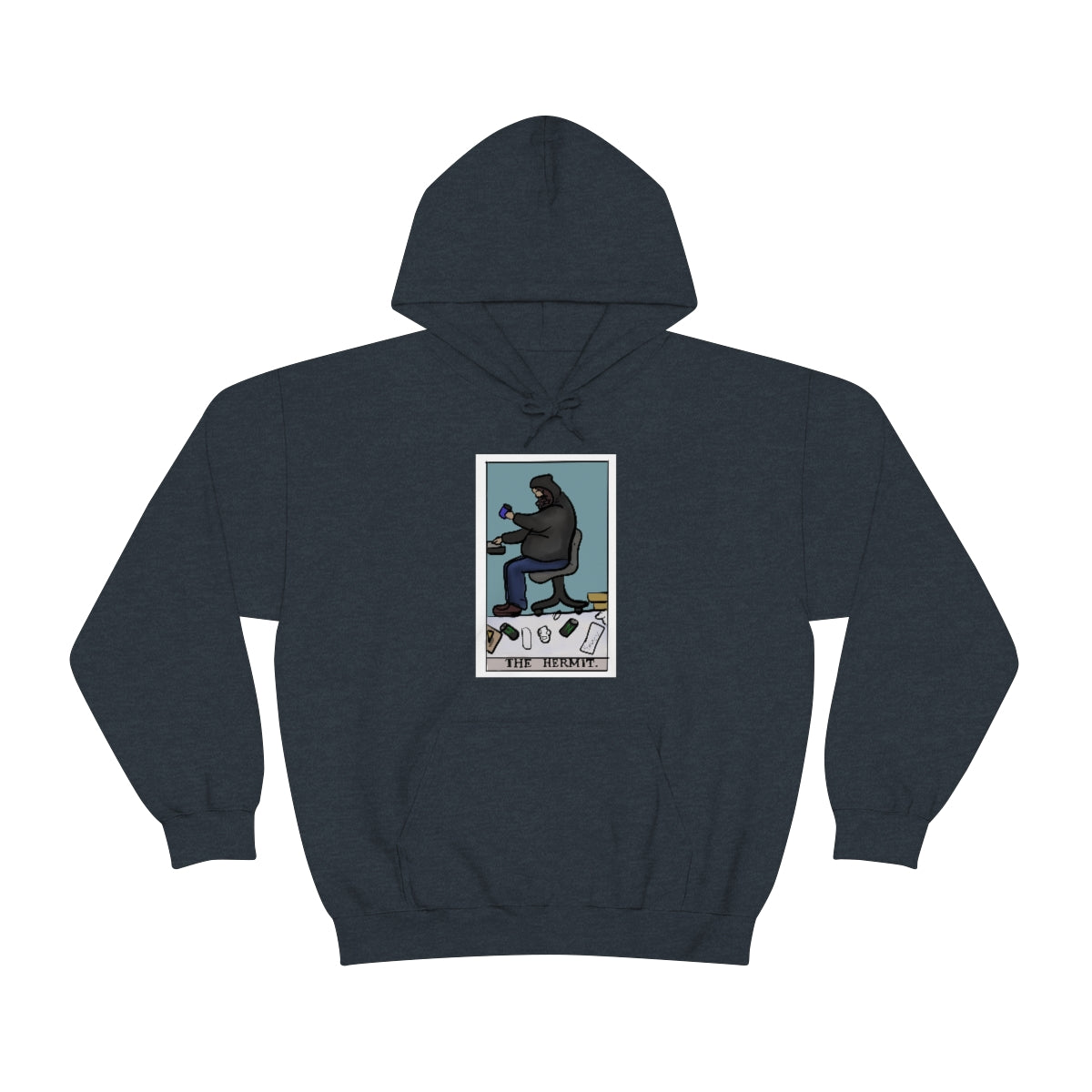 The Hermit Unisex Heavy Hoodie tech tarot