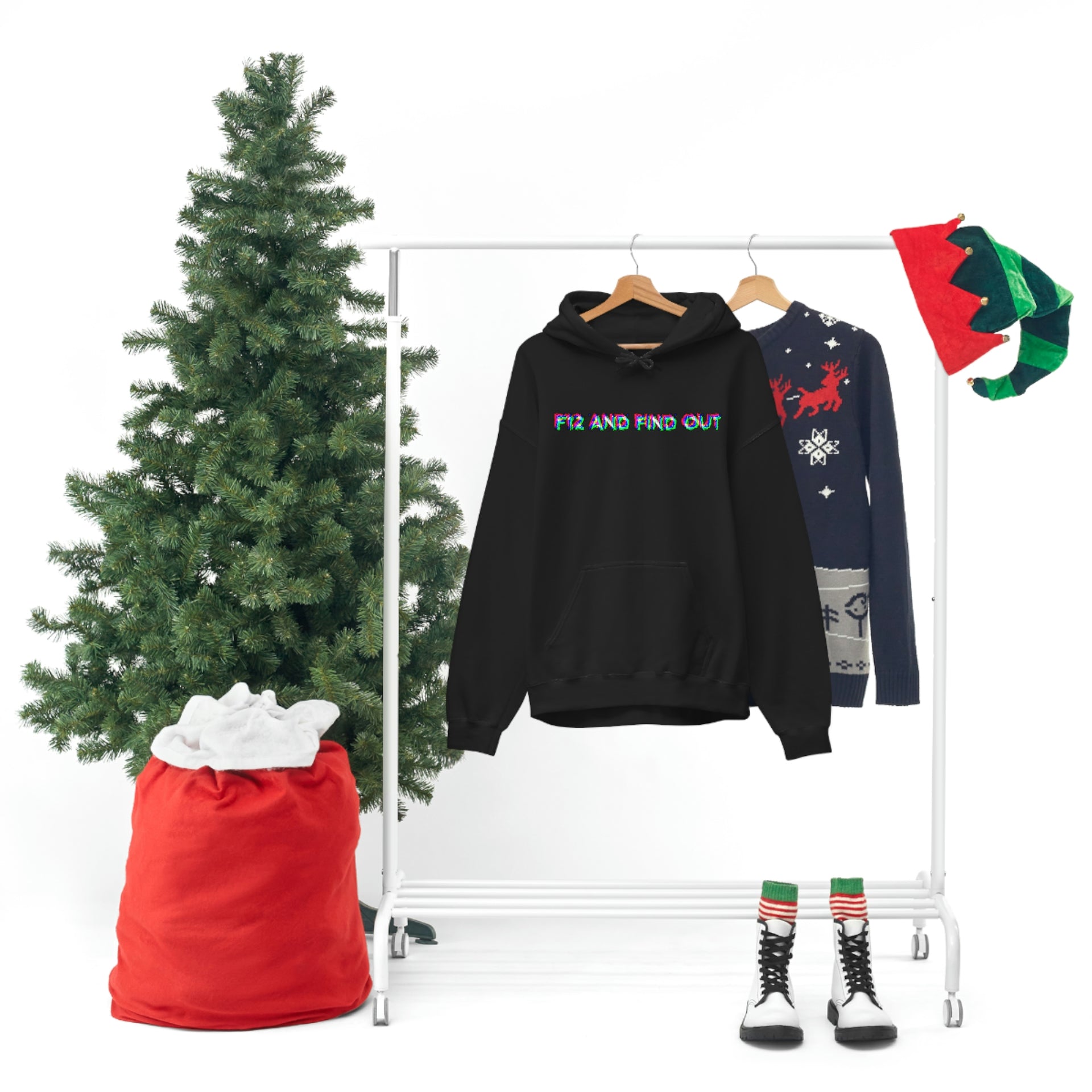 F12 and Find Out Unisex Hooded Sweatshirt
