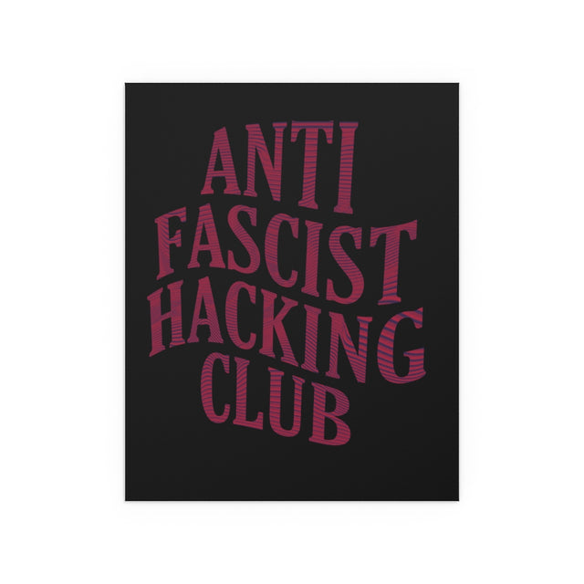 Antifascist hacking club Silk Posters