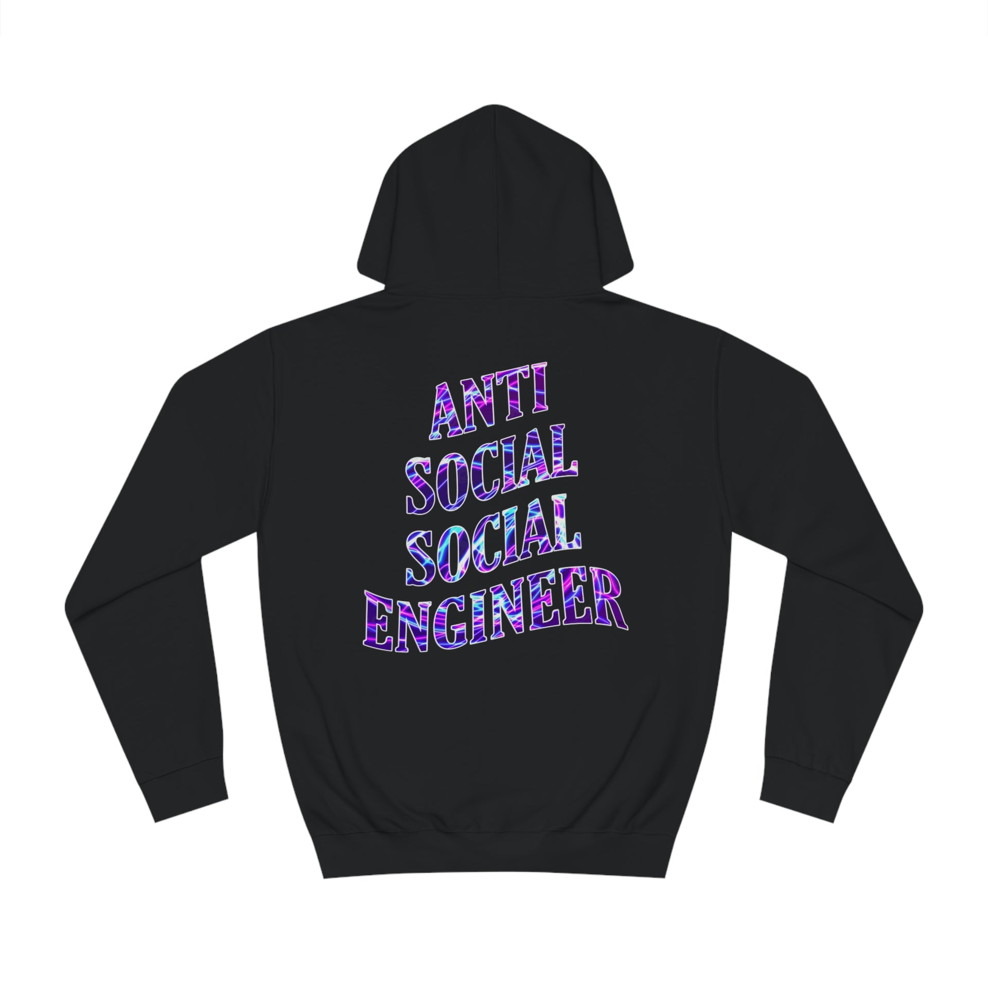 Antisocial Social Engineer Unisex College Hoodie