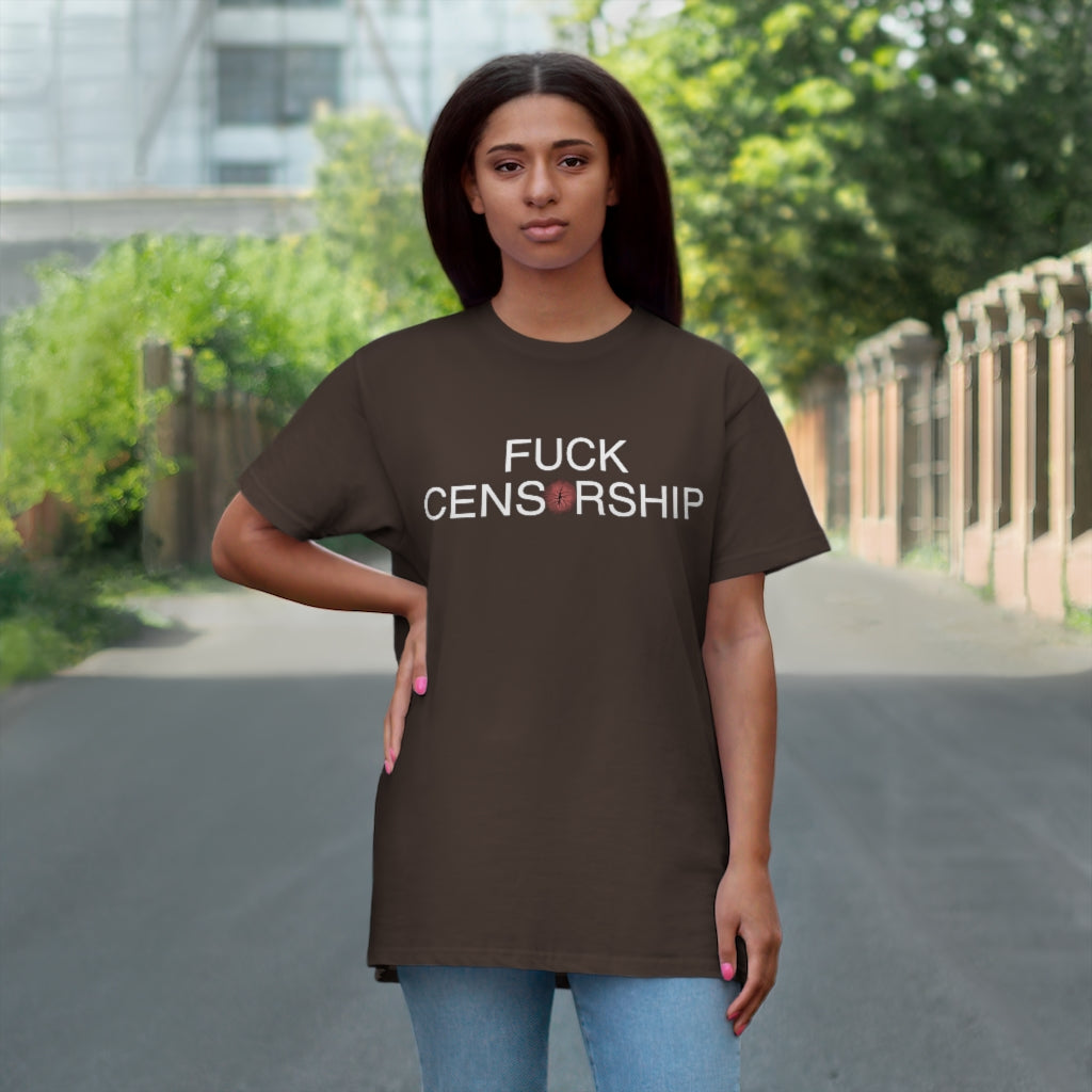 Stop Censoring Buttholes Single Jersey T-shirt