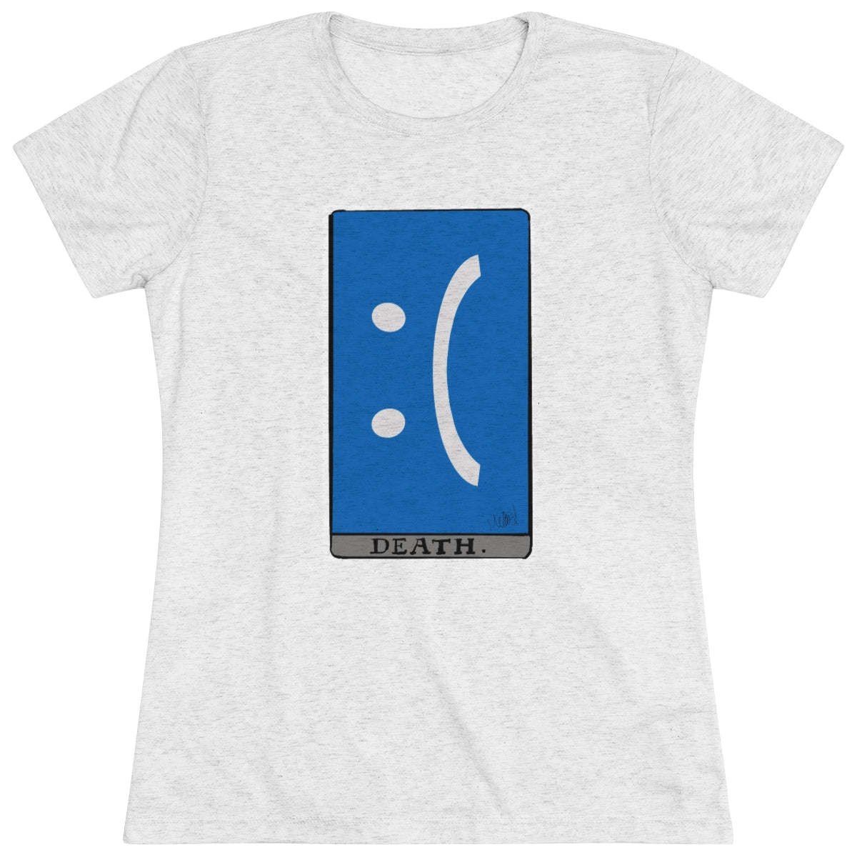 Death tarot Women's Triblend Tee